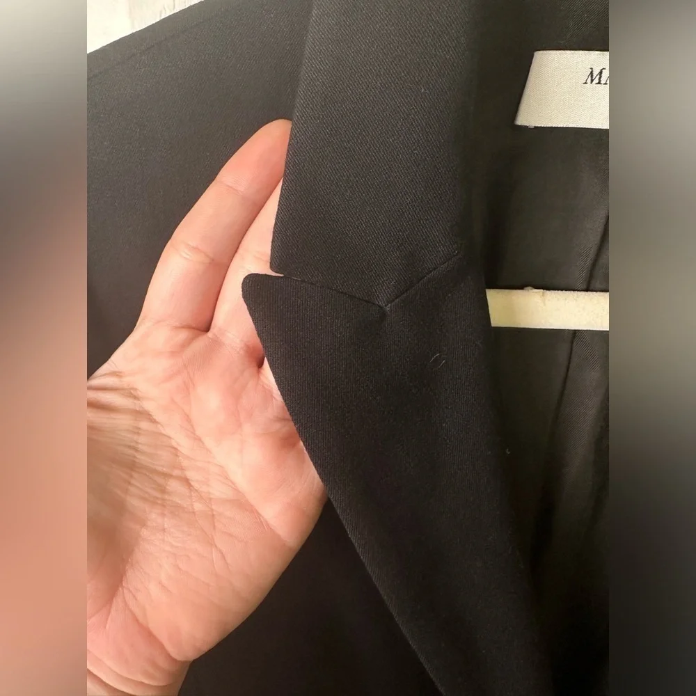 MM LaFleur Carson 2.0 Black Blazer Size 0 Career Work Office Minimalist - Picture 6 of 14
